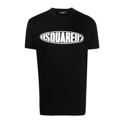Dsquared2 Logo-print T-shirt In Black