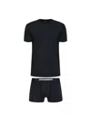 Dsquared2 Dsquared Men T-shirt And Boxer Set In Black