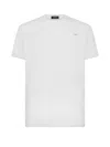 Dsquared2 Logo Plaque T-shirt In Bianco
