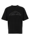 Dsquared2 Logo Crew Neck Cotton T-shirt In Black