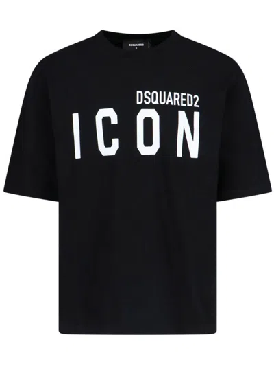 Dsquared2 T-shirt Clothing In Black
