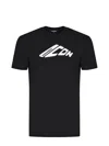 Dsquared2 Short Sleeve Cotton T-shirt With Bold Logo Print In Black