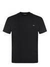Dsquared2 Man T-shirt Black Size M Cotton In Black