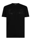 DSQUARED2 CAMISETA - NEGRO