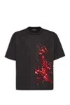 Dsquared2 Sequin-embellishment T-shirt In Black