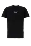 Dsquared2 Black Map-print Cotton T-shirt In Black