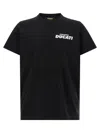 Dsquared2 Ducati X D2 Black T-shirt With Logo On The Front In Cotton Man In Black