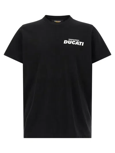 Dsquared2 Black Cotton T-shirt