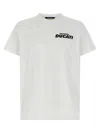 Dsquared2 Ducati X D2 White T-shirt With Logo On The Front In Cotton Man In White