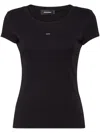 Dsquared2 Black Mini Fit Maple Leaf T-shirt In Black