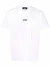 Dsquared2 T-shirt Aus Bio-baumwolle Mit Logo In White