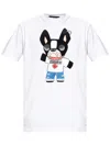 Dsquared2 Crew Neck Graphic Print T-shirt In White