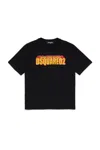 Dsquared2 T-shirt With Logo In Black