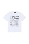 Dsquared2 Graphic Print T-shirt In White