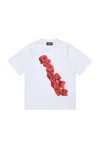 Dsquared2 T-shirt With Printed Front Logo In White