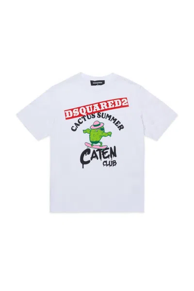 DSQUARED2 T-SHIRT WITH FRONT LOGO