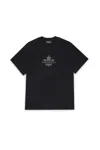 Dsquared2 T-shirt With Maple Leaf In Black