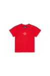 Dsquared2 Maple Leaf Crew Neck T-shirt In Red