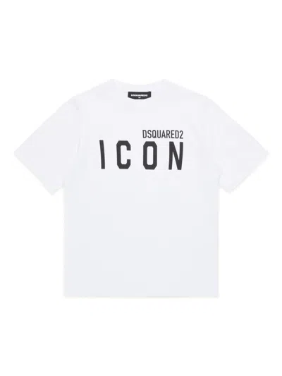 Dsquared2 Kids' T-shirt D-squared Da Bambino In White