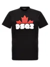 Dsquared2 Logo-print Cotton T-shirt In Black