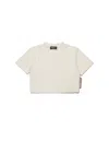 Dsquared2 Cropped T-shirt In Neutral