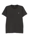 Dsquared2 Logo-plaque T-shirt In Dark Grey