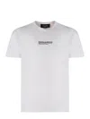 Dsquared2 'cool Fit Tee' White T-shirt With Logo Print On The Front In Cotton Man