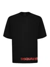 Dsquared2 Black Loose Fit T-shirt