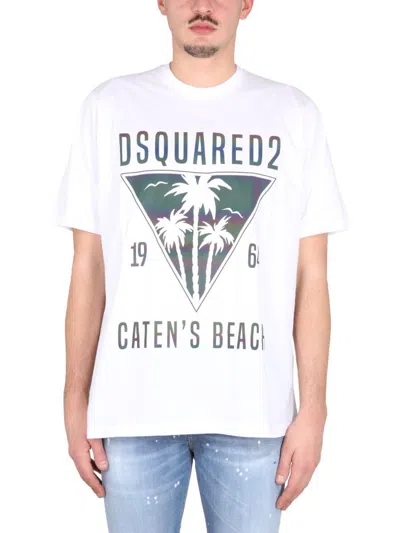 DSQUARED2 T-SHIRT DSQUARED2 CATEN'S BEACH