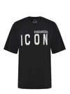 Dsquared2 T-shirt  Icon Made Of Cotton In Black