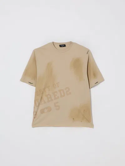 Dsquared2 T-shirt  Kids Color Beige In Neutral