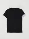 Dsquared2 Logo-tape T-shirt In Black