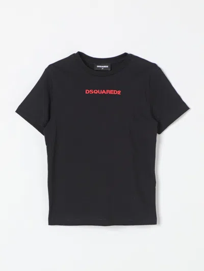 Dsquared2 T-shirt  Kids Color Black In Schwarz