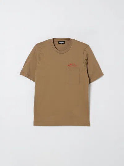 Dsquared2 T-shirt  Kids Color Camel In Brown
