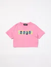 DSQUARED2 T-SHIRT DSQUARED2 KIDS COLOR FUCHSIA,F95059007