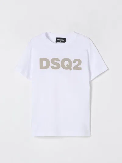 DSQUARED2 T-SHIRT DSQUARED2 KIDS COLOR WHITE,G57486001