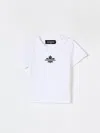 Dsquared2 T-shirt With Maple Leaf In White