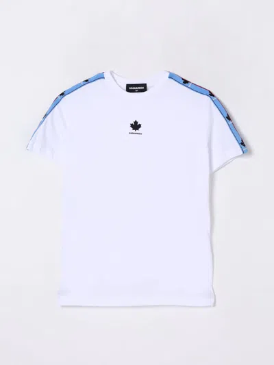 DSQUARED2 T-SHIRT DSQUARED2 KIDS COLOR WHITE,G72795001