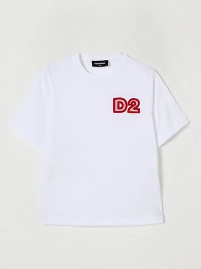 Dsquared2 T-shirt  Kids Color White In Neutral