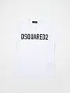 Dsquared2 Logo-print Crew-neck T-shirt In Weiss