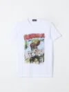 Dsquared2 Cigarette Fit White T-shirt In Weiss