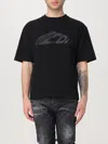Dsquared2 Logo Crew Neck Cotton T-shirt In Black