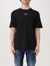 Dsquared2 Regular Fit Metal Logo Tee In Black