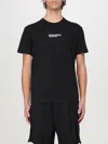 Dsquared2 Cool Fit Tee Black T-shirt With Logo Print On The Front In Cotton Man In Black