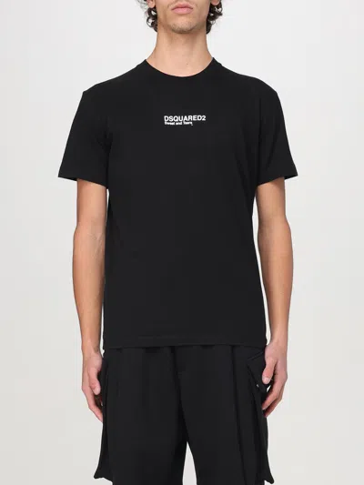 DSQUARED2 T-SHIRT DSQUARED2 MEN COLOR BLACK,G53395002