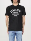 Dsquared2 Men's Cotton Clothing T-shirts In Black