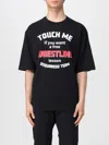 Dsquared2 Black Crewneck T-shirt With Print On The Front