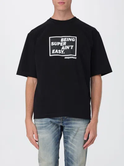 DSQUARED2 T-SHIRT DSQUARED2 MEN COLOR BLACK,H40040002