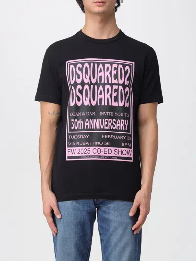 DSQUARED2 T-SHIRT DSQUARED2 MEN COLOR BLACK,H40403002