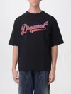 Dsquared2 Dsquared Loose Fit Sponge Patch T-shirt In Black